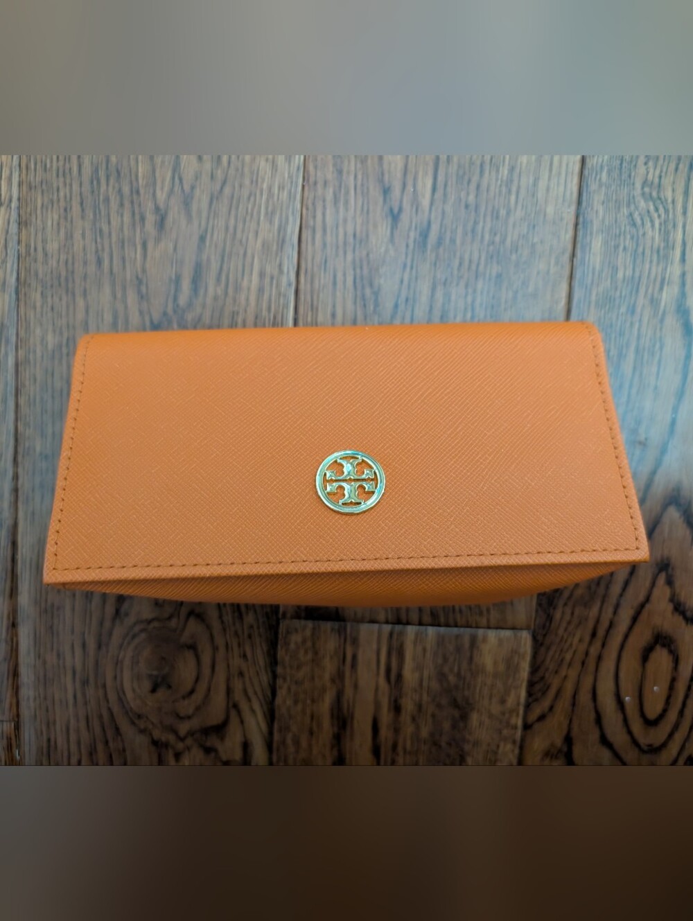 Tory Burch Large Eyeglasses Glasses Case Snap Close NWOT